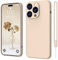 ElestBela iPhone 14 Pro Hülle Silikon Case, Ultra Dünn Slim mit Microfiber, Kratzfeste Rundumschutz Case Schutzhülle Hülle für iPhone 14 Pro 6.1'' 2022 Khaki