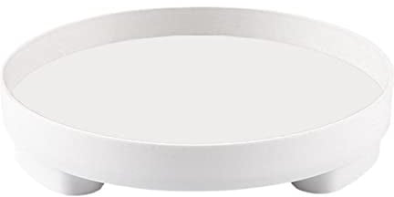 LQQDREX Modern Decorative Trays Round White Storage Tray Organizer Storage Box Coffee for Home Y4W1 Gift Table For Wome Tray Decor Table
