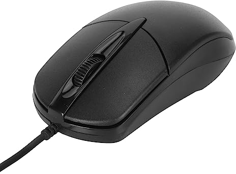 ASHATA Beheizte Computermaus, Fortschrittliche Beheizte Maus, Temperatur Einstellbar, Timing 1600 DPI, USB-Stecker in Wärmetasten für Büro-Laptops