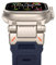 NewWays 49mm 46mm 45mm 44mm 42mm(Serie 3 2 1) kompatibel mit Apple Watch Silikon Armband,Sports Weiches Armband für iWatch Ultra 2/Ultra Series 10 9 8 7 6 5 4 3 2 1 SE,Blau/Titan Stecker