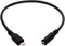 Mr. Gadget's Solutions Mini USB Male To 3.5mm Jack Female Audio earphone Cable for Active Clip Mic Microphone Convert Adapter