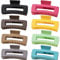 Hair Claw Clips for Thick Hair, 8Pcs Large Claw Clip for Women Use, Hair Clips Strong Hold Nonslip Hair Clamps for Girl Hair Decoration