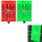 2 Stück Lasertarget, Laser Zieltafel, Grüne Laser Zielscheibe, Magnetische Laser Zieltafel, Laser Zieltafel mit Reflektoren, Lasermess Zubehör für eine Verbesserung der Laser-Sichtbarkeit
