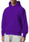Generisch Felpa da uomo basic, con cappuccio, streetwear, per le mezze stagioni, da uomo, per fitness, allenamento, sport, stile casual, basic, inverno, primavera, Lilla, M
