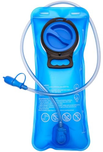 Trinkblase, 1L-2LWasserblase für Wanderrucksack Lecksichere Wasserspeicher Aufbewahrungstasche, Wassertasche für Radfahren Wandern Camping (Dunkelblau, 1 Liter)