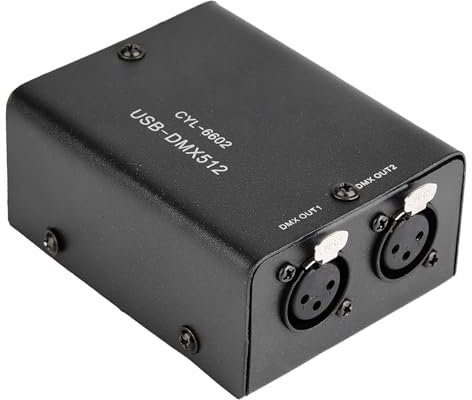 USB DMX512Dongle Licht DMX Controller USB zu DMX Bühnenbeleuchtung Controller Unterstützung Win OS mit FreeStyler LumiDMX für LightJockey