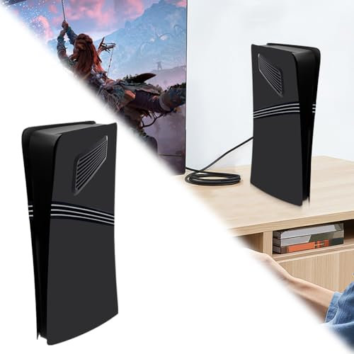 GETBSTOOP PS5 Pro pour Playstation 5 Pro Disc/Console numérique Faceplate avec évents de refroidissement, façade avant et arrière pour Playstation ABS Case Accessoires de remplacement