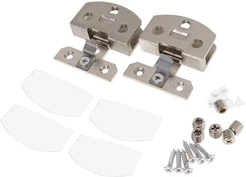 ASZHQUXIUAS Glasduschtürscharnier Türscharnier, 4 Stück, pneumatische Strebenstopps an jedem Winkel, Strebe, Hebestrebe, Küchenschrank, Türgriff, Box, Werkzeug, Scharnier, Robustes Türschloss-Zubehör