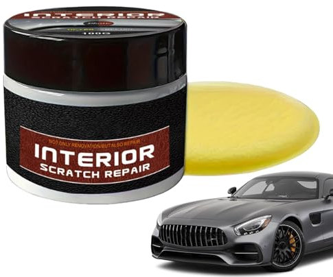 Renovateur Plastique Voiture Interieur, Ensemble De Cire De Réparation De Grattages, Kit De Réparation De Rayures De Tableau De Bord Polyvalent, Efface Rayure Plastique Pour Voitures (1 Set)