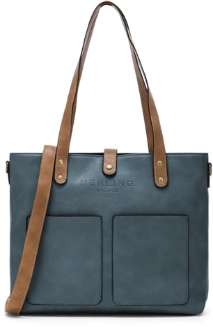HERLING Damentasche shopper BERAUD Handtasche Schultertasche PU-Leder shopping bag