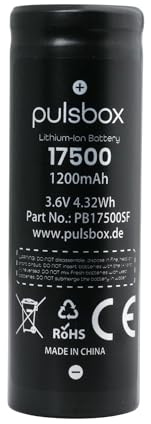 Batterie Li-ion 17500 - 1200 mAh - Capacité polyvalente