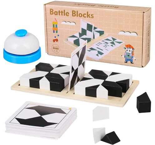 RNHDLY IQ Puzzle Verstecktes Holzblock-Puzzle with 40 Challenges