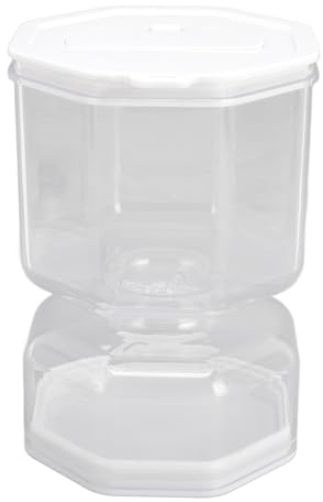 Alomejor Pickle and Olive Hourglass Jar -proof Pickle Jar for Kitchen Supplies and Storage (Style 2)