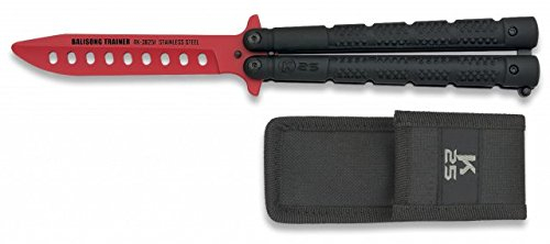 gamme de formation de couteau noir K25 enduit. terne Feuille: 10 cm