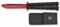 RUI-K25 K25 Butterfly Trainingsmesser mit roter, stumpfer Klinge