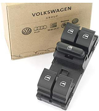 Skoda 5J0959858AREH Schalter elektrische Fensterheber 4-fach vorn links Fahrertür (nur bis Modelljahr 2010)
