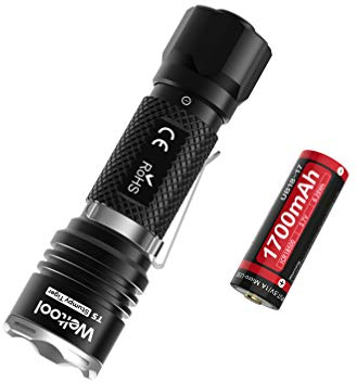 Weltool T5 LED Torche Tactique Lampe de poche Compacte, Nuit En Plein Air Sécurité Domicile