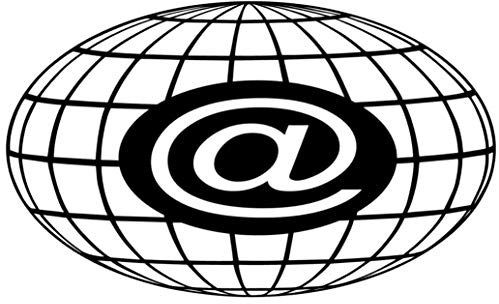 generisch Weltkarte Aufkleber Internet Globus Wohnmobil in 20cm 30cm und 50cm World mit Gitter Weltkugel Aufkleber (282/8) (Farbauswahl aus Farbtabelle, 12x20cm)