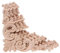 Haorw 4 Stück Holz Geschnitzte Aufkleber 12x12cm - Natürlich Holz Ornament Blume Schnitzerei Verzierung Schrank Möbel Ecke