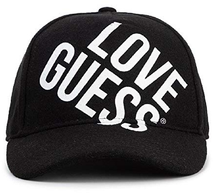 Guess Donna Cappello con Visiera AW8338COT01 Black 19 x 20 cm
