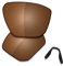 Saucer Premium Ersatzgläser für Oakley Targetline OO9397 Sonnenbrillen High Defense - Amber Brown Polarisiert