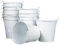 Mini Eimer Verzinkte mit Griffen 12 Stück Kleine Metalleimer Weiß für Gartenpflanzen Home Party Dekoration Container
