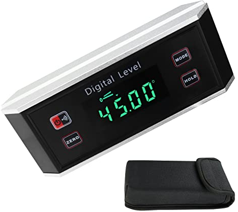 Digitale Elettronico Inclinometro Angolo Finder Impermeabile IP65 Goniometro Livello Misura Scanalatura a V Magnetico Base Sempre Verticale Lettura
