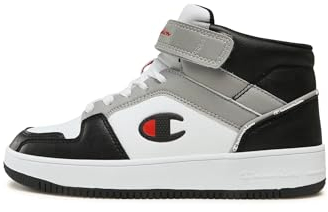 Champion Rebound 2.0 Mid B Gs Sneakers, Weiß Grau Schwarz Ww014, 36 EU