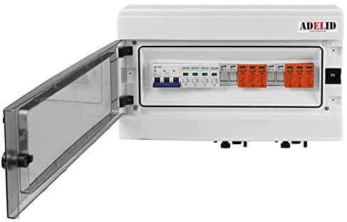 Solar PV Anschlusskasten DC/AC 32A 1000V 2-Strings Photovoltaik 18-Module IP65