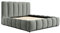 Siblo Bett - Modern Polsterbett 180x200 cm - Doppelbett mit Bettkasten und Lattenrost - Robust Bett mit Stauraum - Bettgestell aus Holz - Dallas Sammlung - Esche