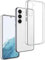 REY Cover in Gel TPU Trasparente per Samsung Galaxy S23, Ultra Sottile 0,33 mm, Morbido Flessibile, Custodia Silicone