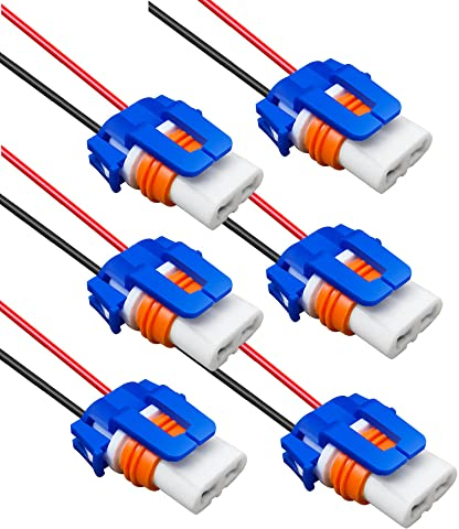 Gebildet 6pcs 9005 Douilles de Queue de Cochon Femelle Faisceau de Câblage Prise de Phare pour Phares Antibrouillard