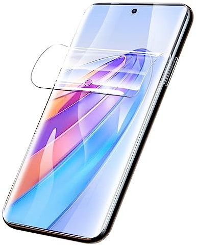 LXEEOLX [2 Piezas Protector de Pantalla para Xiaomi Redmi Note 12 Pro, Película de TPU Flexible, Compatible Huellas Dactilares ID [HD Transparente][Antiarañazos][Sin Burbujas]