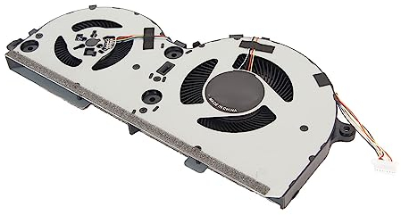 Zunate Ersatz Neuer CPU- und GPU-Lüfter für Ideapad L340 Gaming Laptop, für L340 17IRH L340 15IRH Serie, für ND85B24 18K01 DFS5K12214161D