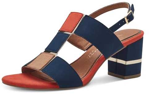 MARCO TOZZI Damen Sandalen mit Absatz Elegant Vegan