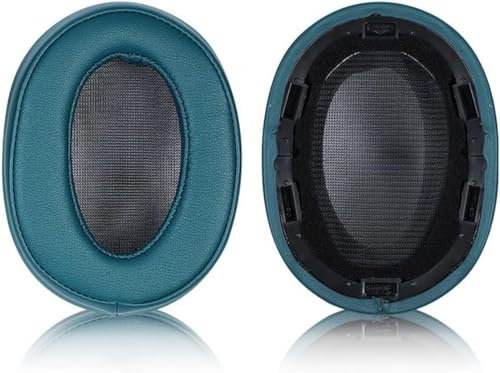 MinHutYa MDR-100ABN - Almohadillas de repuesto de piel de proteína, piezas de reparación compatibles con Sony WH-H900N MDR-100ABN, auriculares inalámbricos con cancelación de ruido (color verde