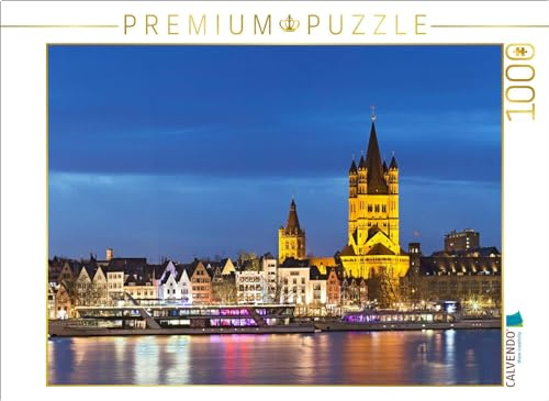 CALVENDO Puzzle KÖLNER LICHTERZAUBER | 1000 Teile Lege-Größe 64 x 48 cm Foto-Puzzle für glückliche Stunden