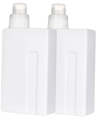 Didiseaon 2pcs Refillable Empty Lotion Dispenser Bottle Shower Gel Bottles for Toiletry and Reusable in Laundry Liquid Storage
