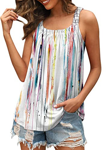 Glitzer top Damen Party Tank top Damen lang große größen Tank Top Damen Sommer Oberteile Ärmellose Shirt Weste Tunika Damen Sommer Langarm lang Damen Bluse Batwing Bluse Shirts Kurzarm