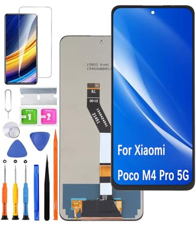 HLYGZX Pantalla LCD de repuesto original para Redmi Note 11s 5G, para Xiaomi Poco M4 Pro 5G, pantalla LCD, pantalla táctil, digitalizador, kit de piezas de reparación