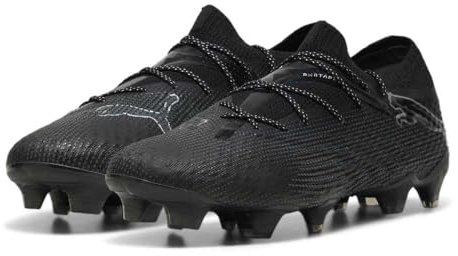 PUMA Future 7 Ultimate Low FG/AG Lights Out schwarzsilber, 46 Unisex