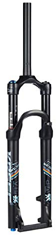 Forcella Ammortizzata per Bici 26 Pollici 27,5 29er 1-1/8 Forcella pneumatica MTB in Lega, Escursione: 120 mm