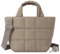 TIAASTAP Mini Puffer Tote mit Reißverschluss - Kleine Gesteppte Umhängetasche, Leichte Handtasche mit Abnehmbarer Gurt - Crossbody Puffy Bag