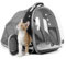 Kitty Backpack Cat Carrier Bag Cat Space Capsule Rucksack Erweiterbares transparentes Blase Pet für das Reisen im Freien