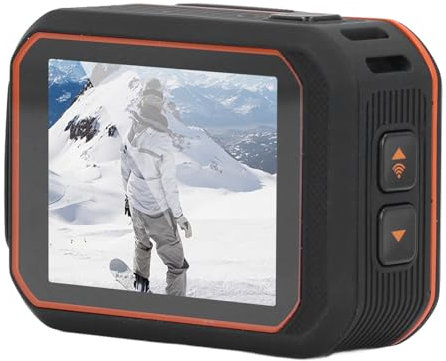 Annadue 4K Unterwasserkamera, 4K 60FPS Tauchkamera, Action Kamera mit 2 Zoll Bildschirm, Anti Shake Selfie Digitalkamera für Tauchen, Reiten, Schießen Im Freien