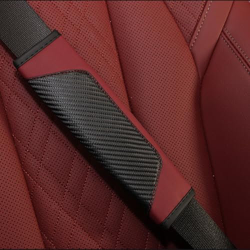 MKWGZPGW 2 StüCk Auto Gurtpolster Für Mercedes Benz Mercedes EQ EQA 250 300 350, Sicherheitsgurt Kissenbezug Sicherheitsgurtbezüge Erwachsene Sitzgurt Polsterung Innenzubehör,A