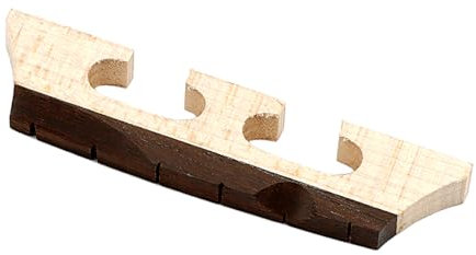 1 chevalet de banjo à 6 cordes en ébène et en érable pour banjo à 6 cordes