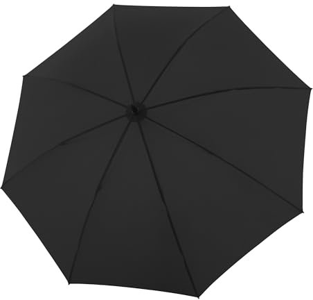 Knirps C.900 Light XXL paraguas grande en negro I paraguas manual ligero y estable I paraguas de pareja con ø 122 cm I a prueba de viento I paraguas de golf con mango antideslizante