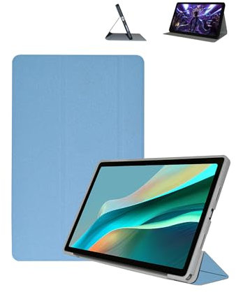 Schlanke Schutzhülle für Teclast P50/P50S 11 Zoll Android 14 Tablet, stoßfeste Hülle mit automatischer Sleep/Wake-Funktion, dreifach faltbar, schlanke und langlebige Hülle, wasserdicht, kratzfest,