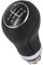 Recambo Schaltknauf 5 Gang passend für VW Polo 9N, 2001-2009, Plug & Play, Auto Schalthebel, schwarz - chrom